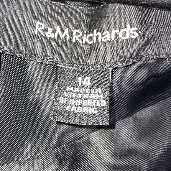 R & M Richards Two Toned Shift Dress Size 14 - Picture 5 of 5